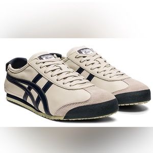 NWT Onitsuka Tiger Mexico 66 Sneakers- Birch/Peacoat Ladies 7